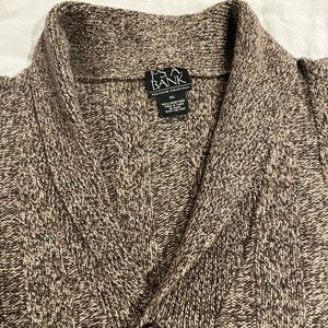 Brown/Tan Shawl Collar Sweater